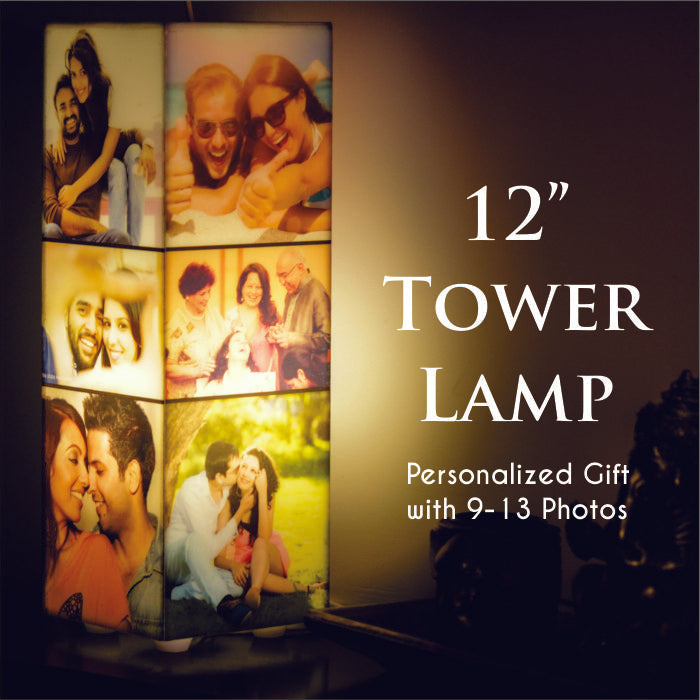 customized gift tower photo lamp