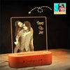 Celestial Moments: Engraved Love Glow Lamp - Valentines gift for husband