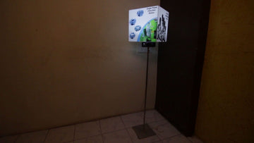 Corporate Branding Rotating Standee