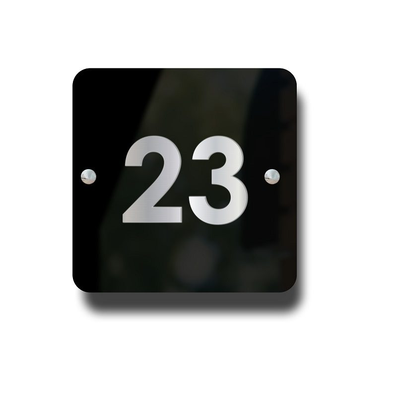 Shimmer – A house number plate