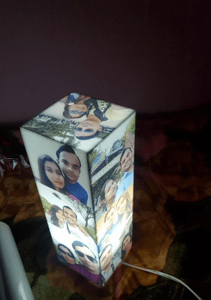 Personalized Gift Tower Photo Lamp photo review