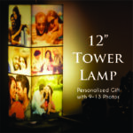 customized gift tower photo lamp