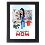 Mothers-Day-Spl- Personalized Caricature frame