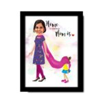 Home is wherever Mom is – Personalized Caricature Frame