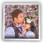 Mosaic collage photo frame