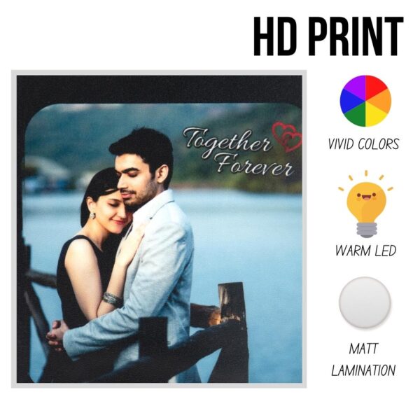 HD prints on photo lamp