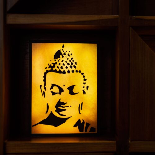 gautam buddha wall lamp for home decor