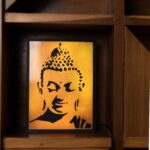 Gautam buddha wall lamp for home decor