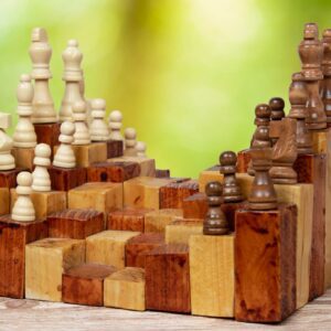 Buy 3d Chess board game in wood