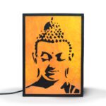 Gautam buddha wall piece with light inside