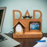 Dad – My strength personalized lamp