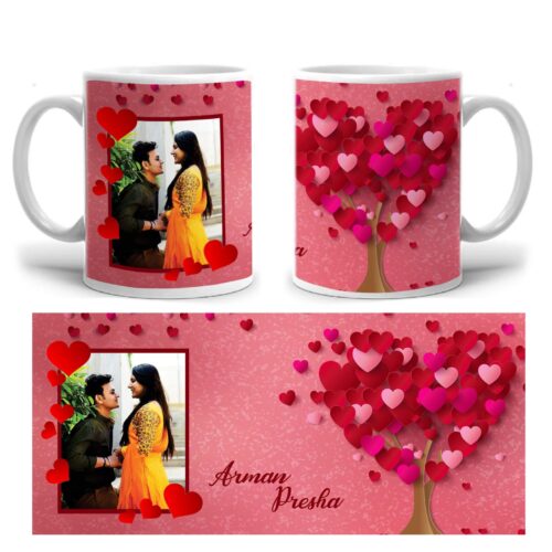 Every day is a Valentine's day couple mug
