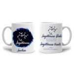 Sun sign personalized name mug