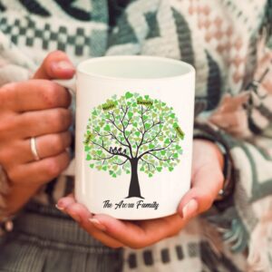 Family tree customized mug