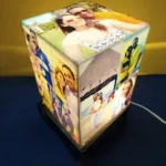 Yaadein Speaker Rotating Photo Lamp - Play Songs Personalized Lamp