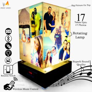Yaadein – Rotating photo lamp with music system