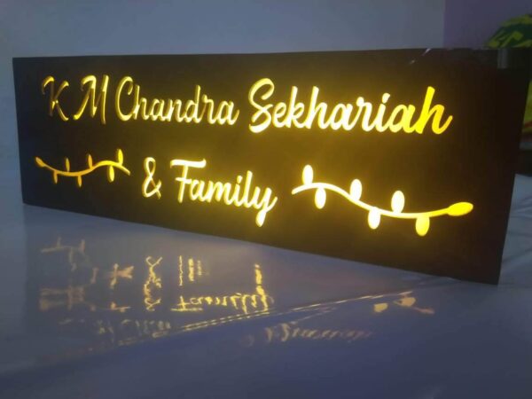 Personalized name plates