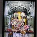 radha krishna led photo frame