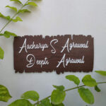 Personalized name plate
