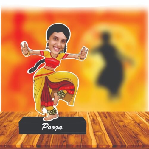 Super Dancer caricature standee