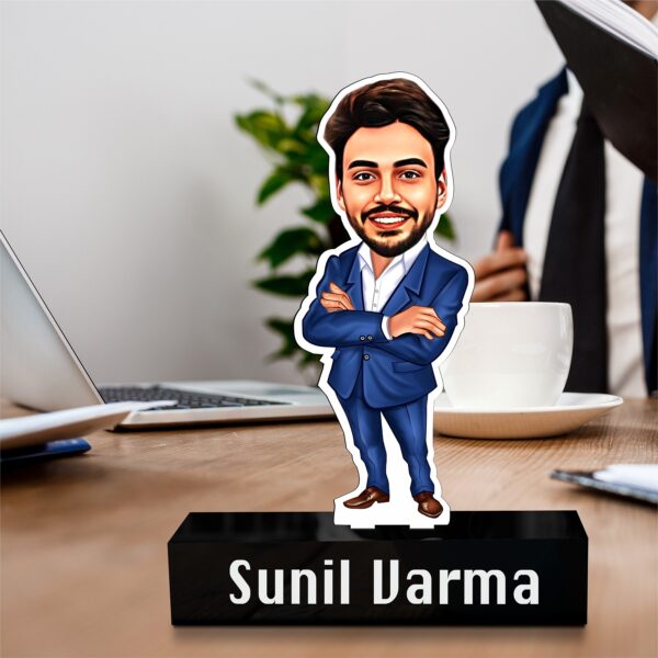 Corporate Caricature standee - male