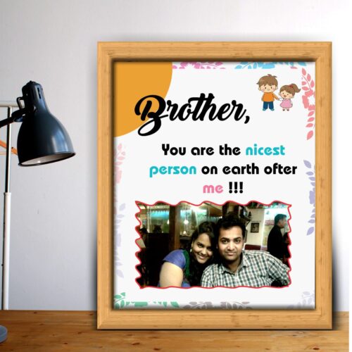 Personalized gift for brother