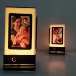 Friendship lamp with photos