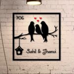 Wings of Love – Creative Nameplate For New Home