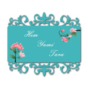 Bloom in the sky name plate