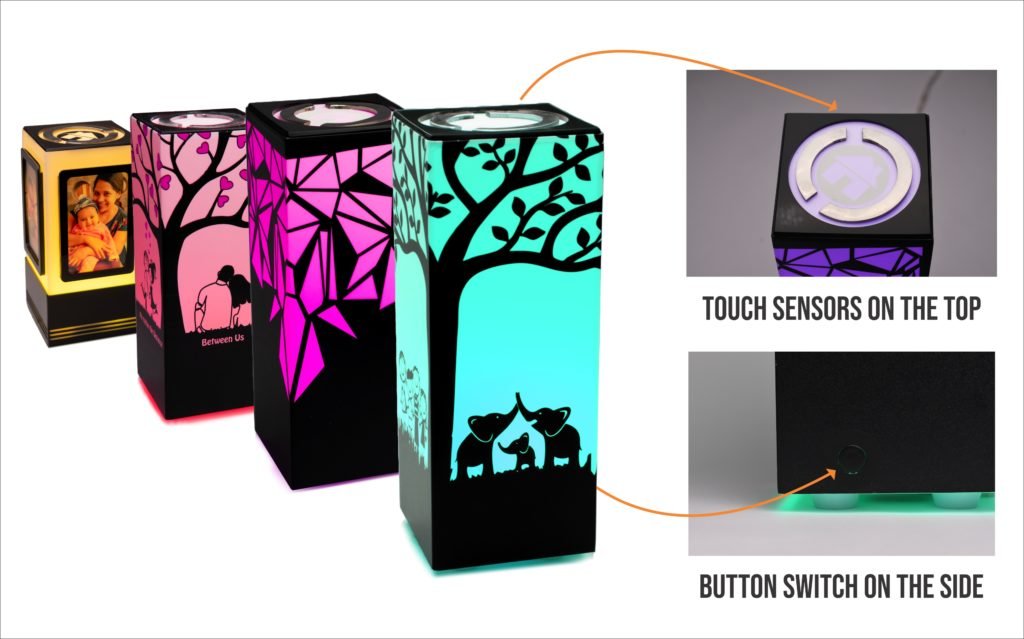 Touch controls on Telepathy friendship lamps - Type 1