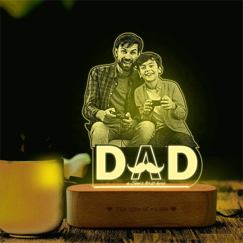 Best friend dad – Father’s day photo lamp