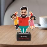 Strongest daddy – Photo caricature for dad