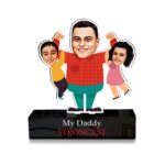 Strongest daddy – Photo caricature for dad