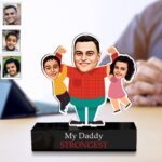 Strongest daddy – Photo caricature for dad