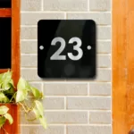 Shimmer - A house number plate