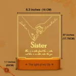 Sisterlove lamp - Birthday gift for sisters