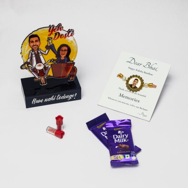 caricature rakhi hamper