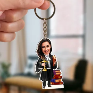 Lawyer Caricature Female -Gift for Attorney
