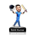 Champion's Caricature Cutout: Personalized Cricketing Tribute for Boys