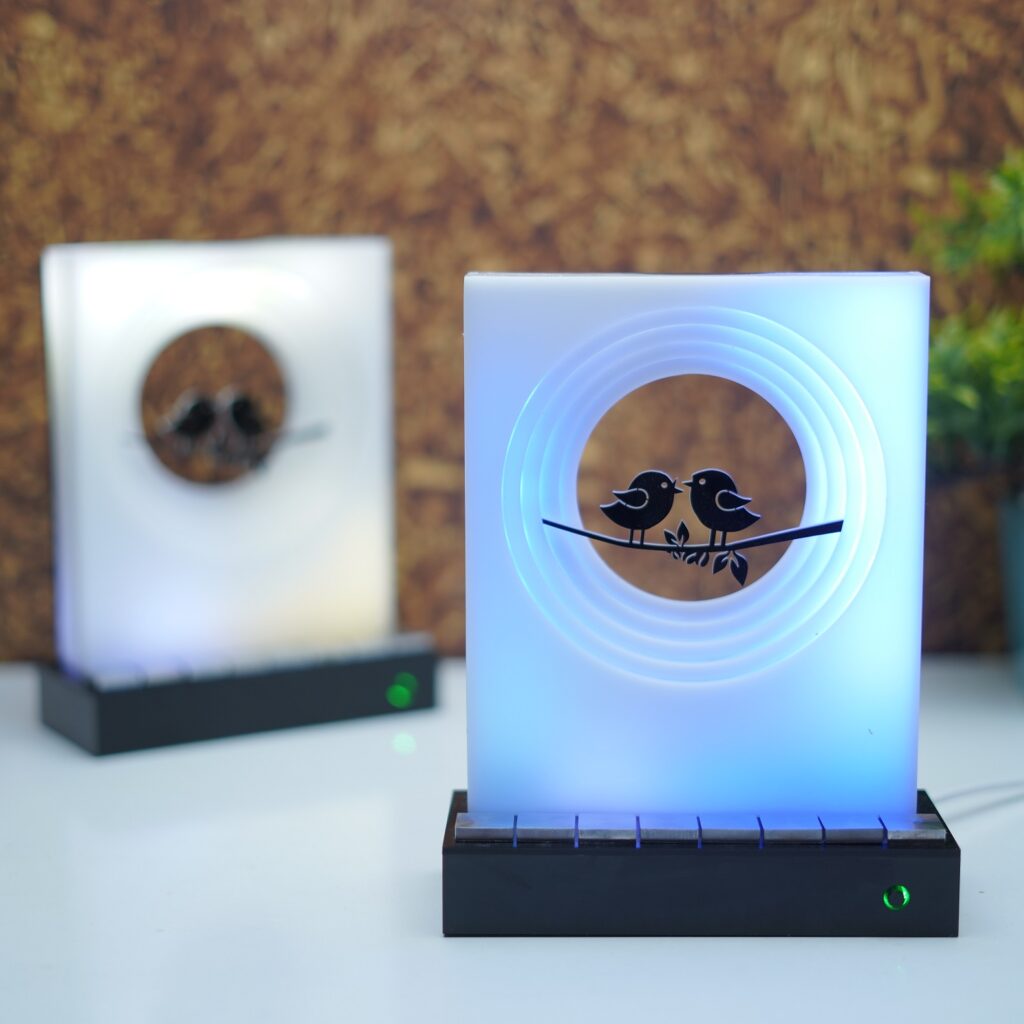 Telepathy music set of 2 lamps