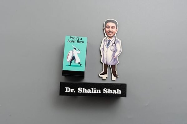 World's best doctor standee with pen stand