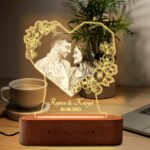 Radiant Love: Personalized Photo Glow Lamp - Illuminating Memories and Embracing Heartfelt Moments