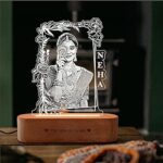 Wedding Gift for Bride – Photo Engraved Lamp