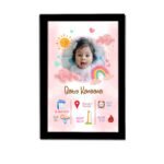 Tiny Miracle: Newborn Personalized Photo Frame - New Born Photo Frame