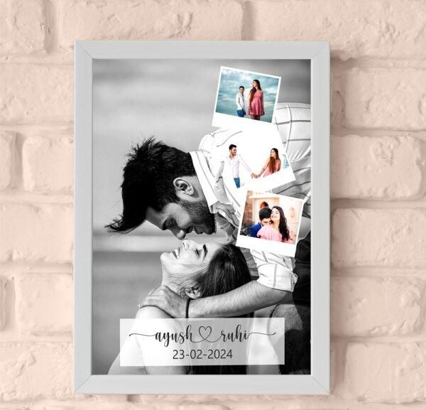 Love Portrait - Couple photo frame