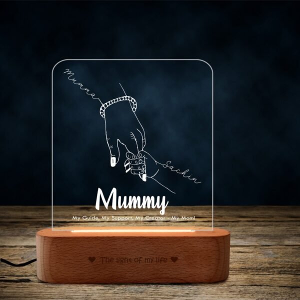 Guiding Light: Personalized Mom & Child Lamp