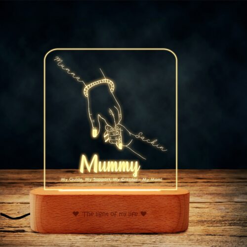 Guiding Light: Personalized Mom & Child Lamp