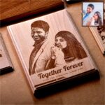 TimberTale: Engraved Wooden Photo Frame