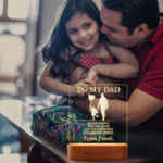 Dad My World Lamp - Father's Day Gift