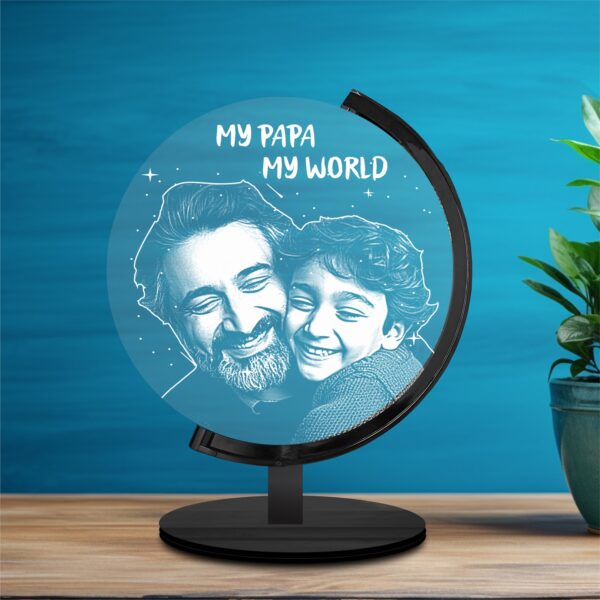 Beloved Dad: Personalized Photo Lamp for Dad